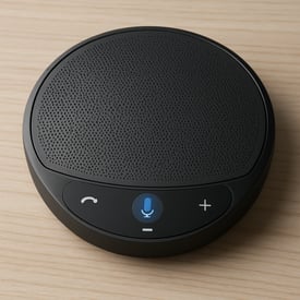 a speakerphone