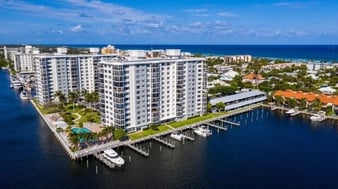 Seagate Towers Renovation Aerial view