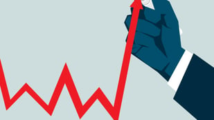 Inflation Rate Increase Line Graph Graphic