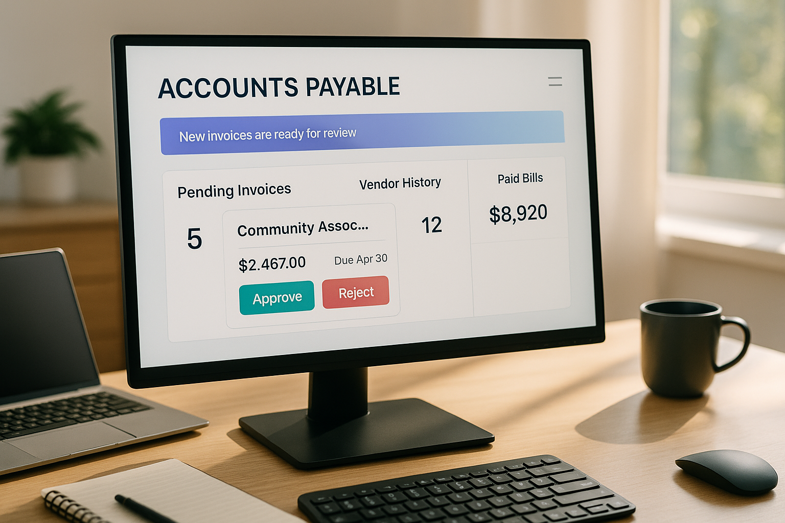 Pgestating Bill How much time does paying and managing your community’s bills consume?