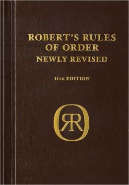 Improve Board Meeting with Robert's Rules of Orders